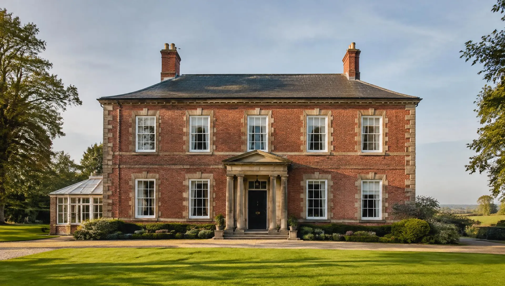 Restored Georgian house